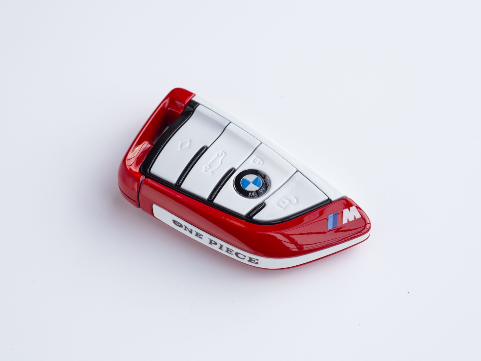 Custom painted key fob shell front view